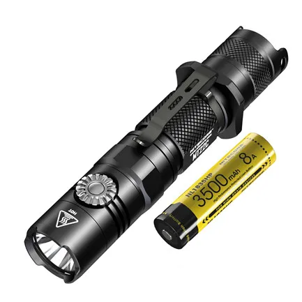 MT22C NL1835HP NITECORE MT22C тактический фонарик CREE XP-L HD V6 Макс 1000 люмен 8600cd поворотный переключатель луч бросать 185 измерительный прибор наружный поисковый фонарь - Испускаемый цвет: MT22C NL1835HP