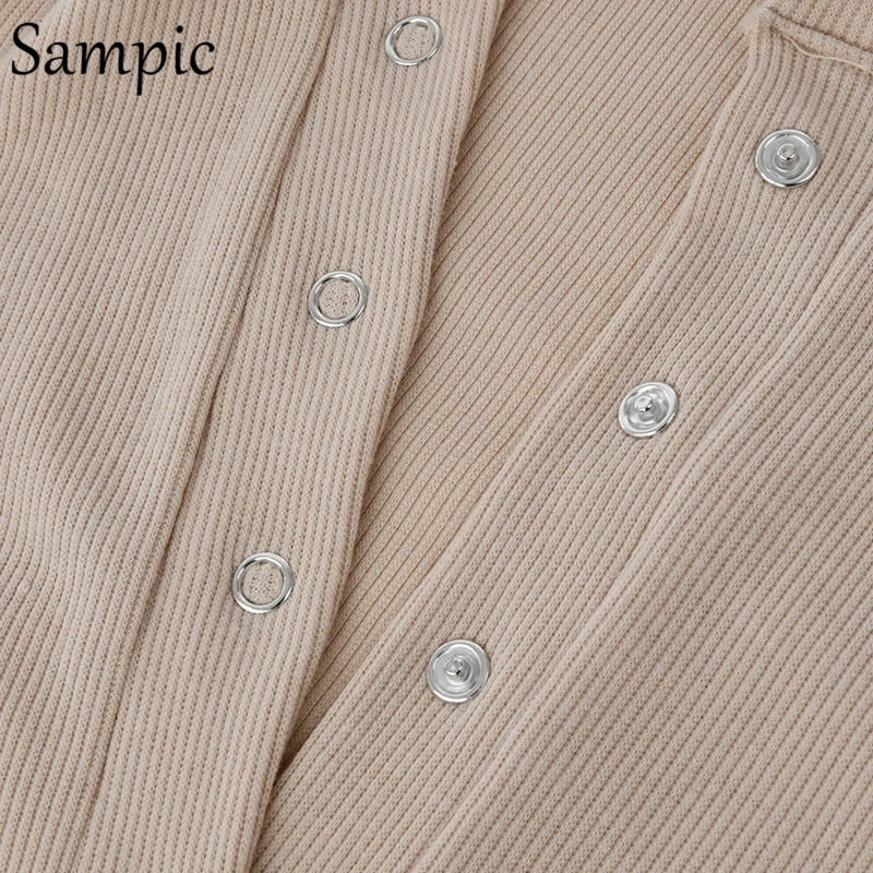 

Sampic sexy woman cotton skinny high waist bodysuit tops long sleeve deep v neck button black bodysuit 2019