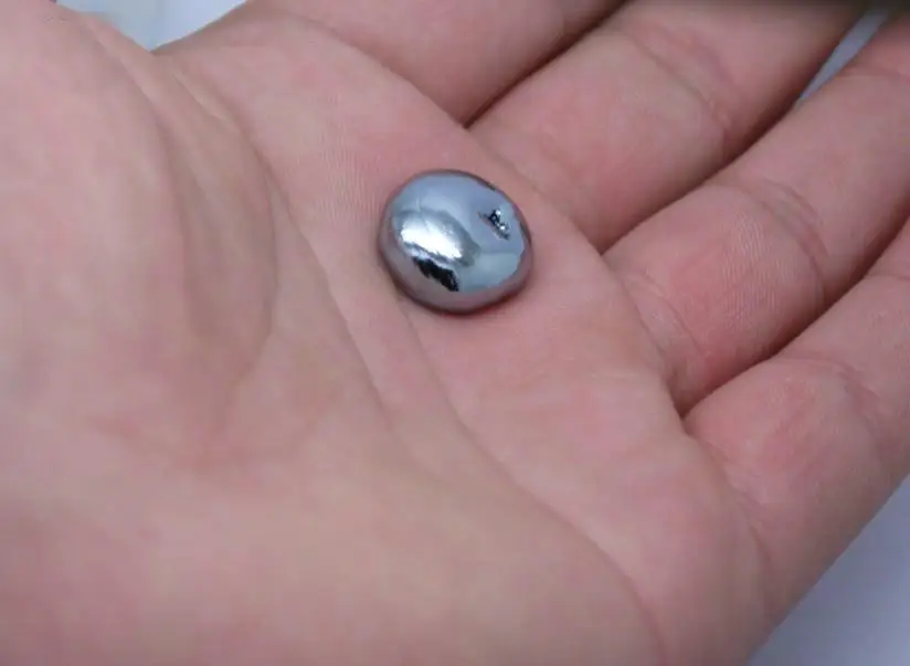 Os Osmium шариковая бусина чистый 99.95%, таблица редкоземных драгоценных металлических элементов для исследований, учебная коллекция