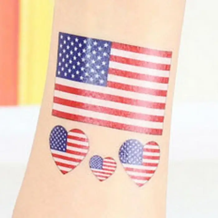 Унисекс водонепроницаемый стикер татуировки Поддельные британское украшение в