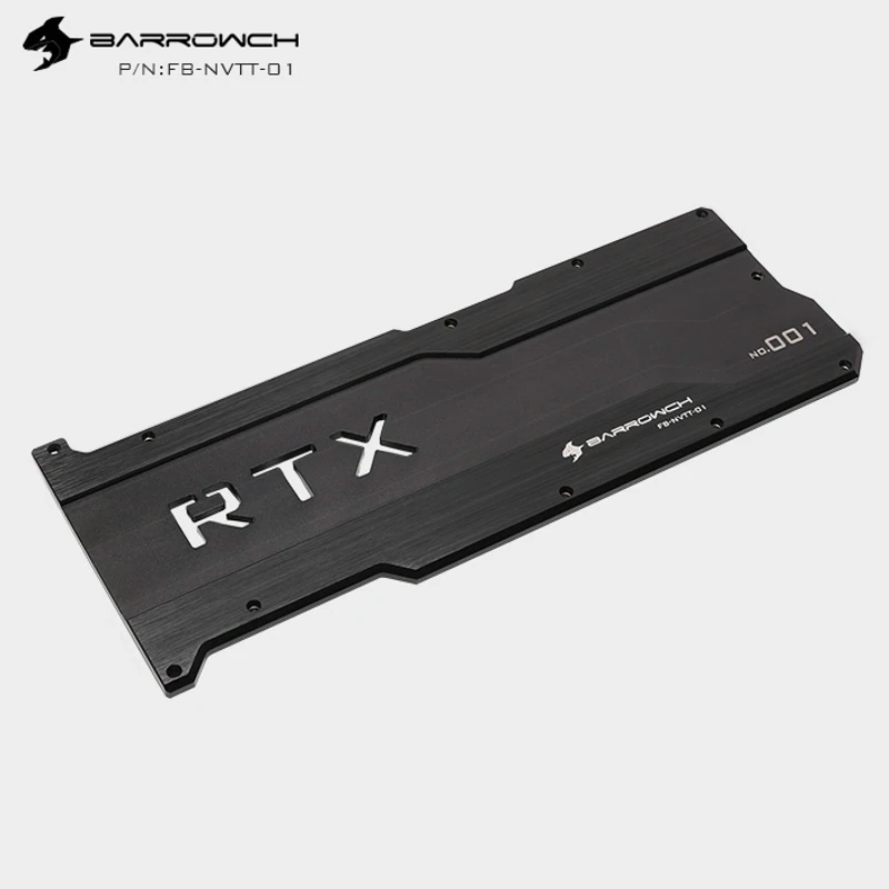FB NVTT 01 Barrowch открытая серия RTX 2080Ti GPU полное покрытие алюминиевый сплав Задняя