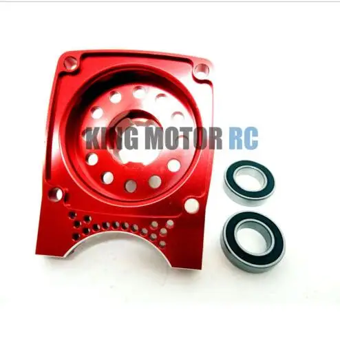 

King Motor X2 CNC Aluminum Vented Clutch Housing (red) Fit LOSI 5IVE T Rovan LT