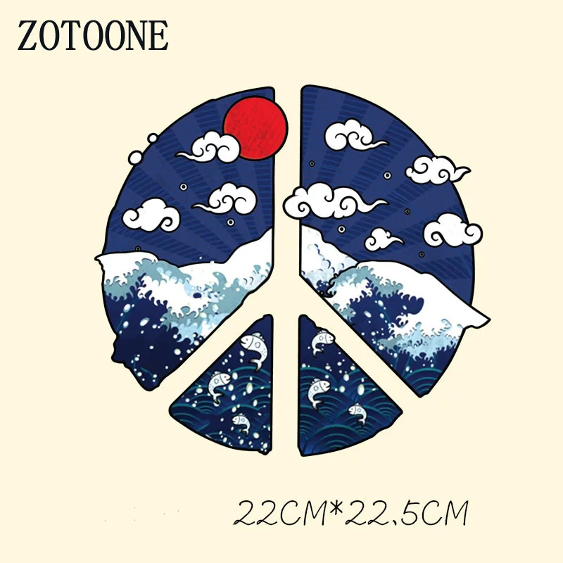 Вышитые нашивки ZOTOONE сделай сам для одежды термоклейкие футболок аппликация