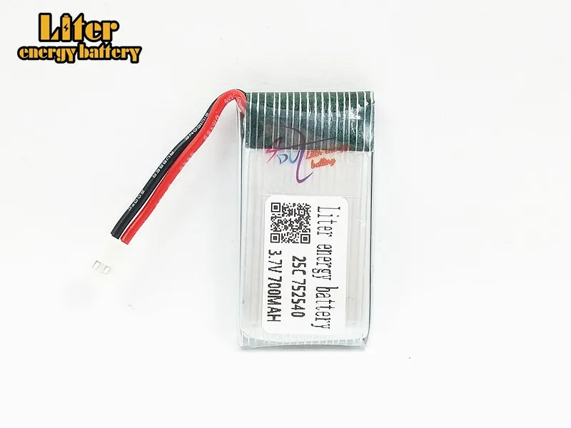 

3,7 V 700mAH X5C X5SC Tanco M68 chengxing CX-30 quadrocopter 3,7 V 700mAH 752540 25c
