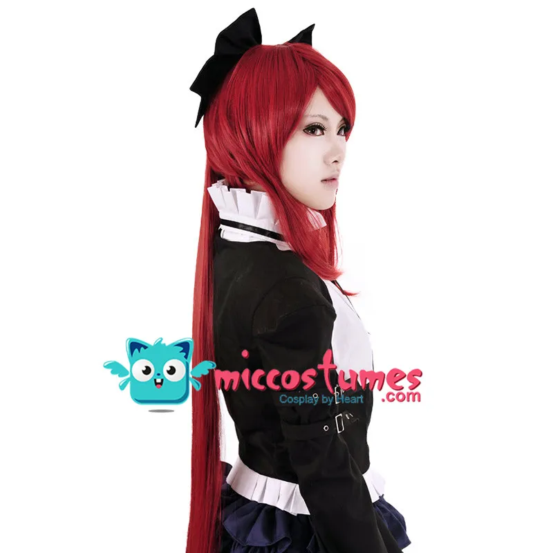 Синтетический парик с хвостиком Erza Scarlet карнавальный хвостиком| |
