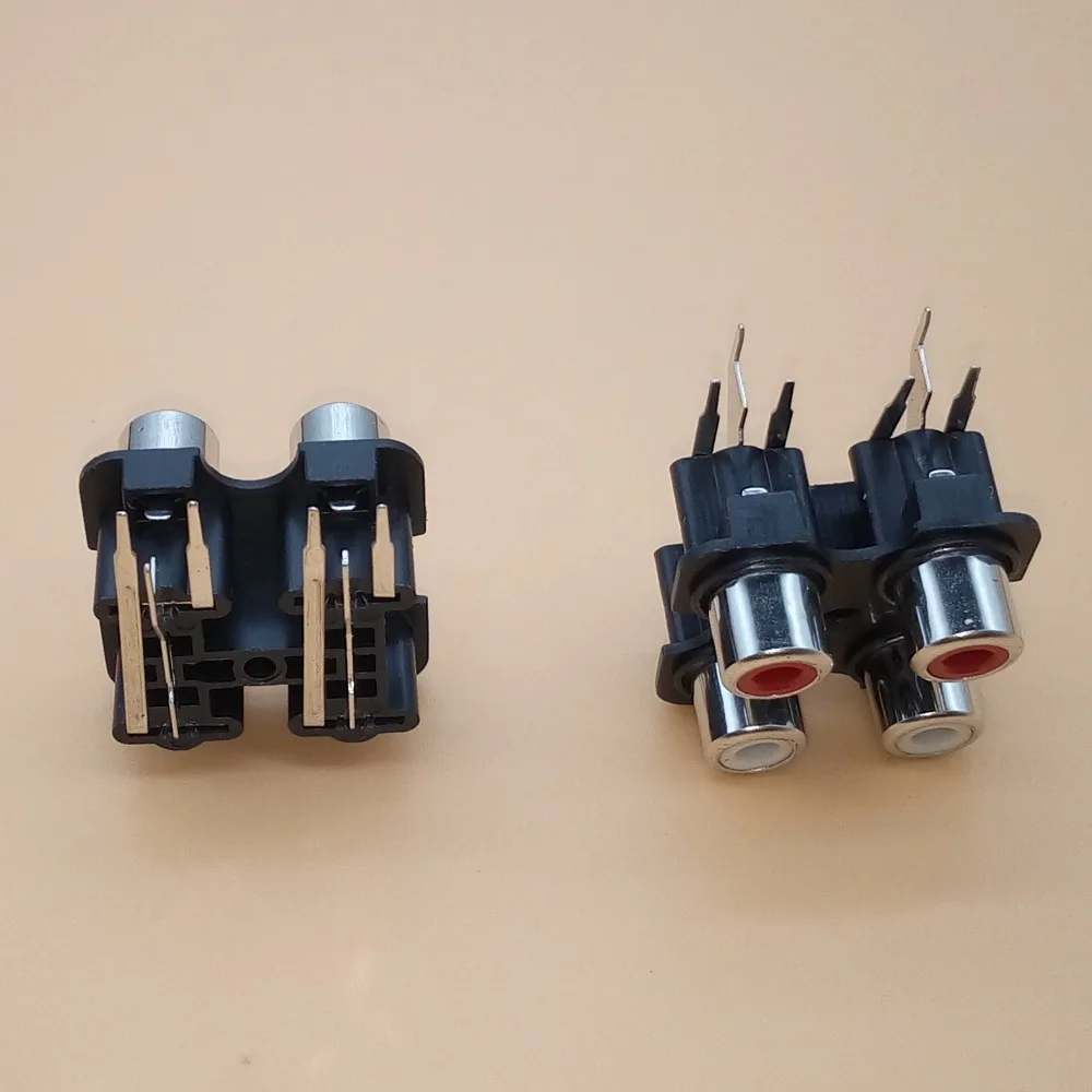 2 шт. 4way 6Pin RCA Женский аудио видео разъем AV концентрический разъем|Соединители| |