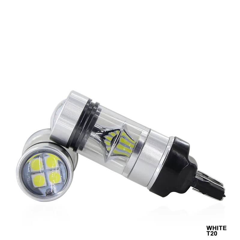 SAARMAT 2 шт* 100 Вт 1156 ba15s P21W 7506 bau15s PY21W T20 7440 7443 задний указатель поворота автомобиля тормозных-резервный задний стоп Дневной светильник moto
