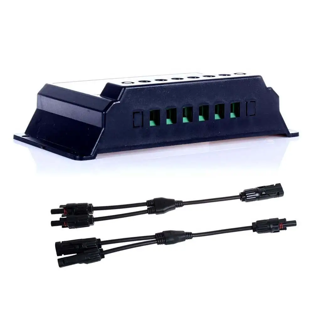 20A AMP 12V / 24V Панели солнечные зарядки Батарея регулятор гелиевый аккумулятор + 1
