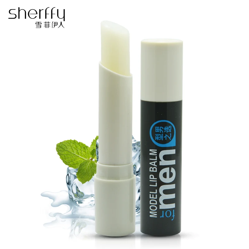 Бальзам для губ с ароматом мяты для мужчин, Уход за губами, экстракт алоэ вера, Органическая губная помада, Макияж для губ, увлажняющая брендовая прозрачная губная помада с фруктами Lippi