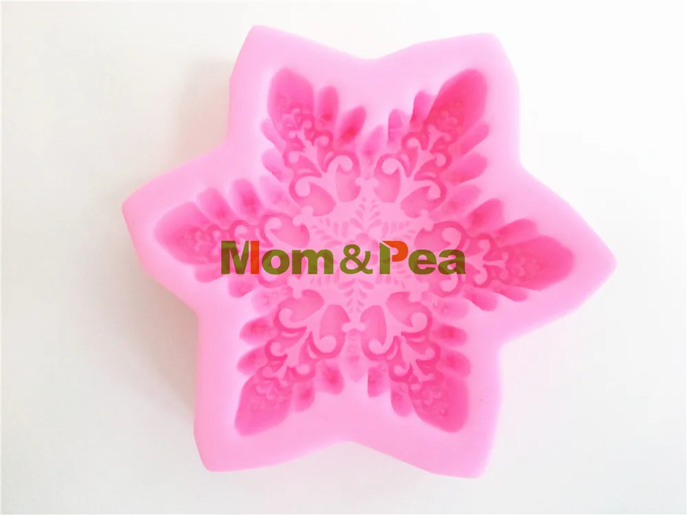 Силиконовая форма для мыла Mom &amp Pea 0398 г. Бесплатная доставка Шестигранная звезда