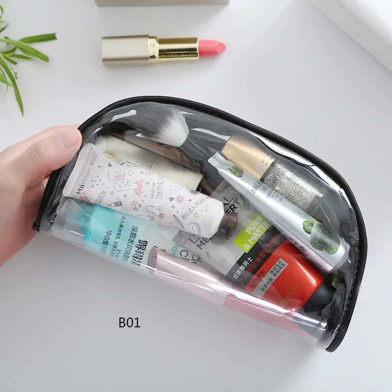 Дорожные прозрачные косметички из ПВХ для женщин и мужчин сумки на молнии
