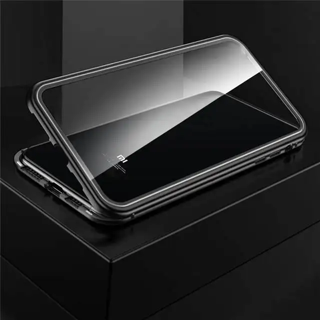 360 магнитный чехол для Xiaomi mi 9 9 SE mi 8 lite 6X A2 Pocophone F1 Алюминий металлический бампер Red mi K20 K20 Pro Note 7 6 Чехол для телефона
