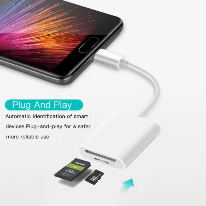 Высококачественное универсальное устройство для чтения карт памяти USB Type-C с на