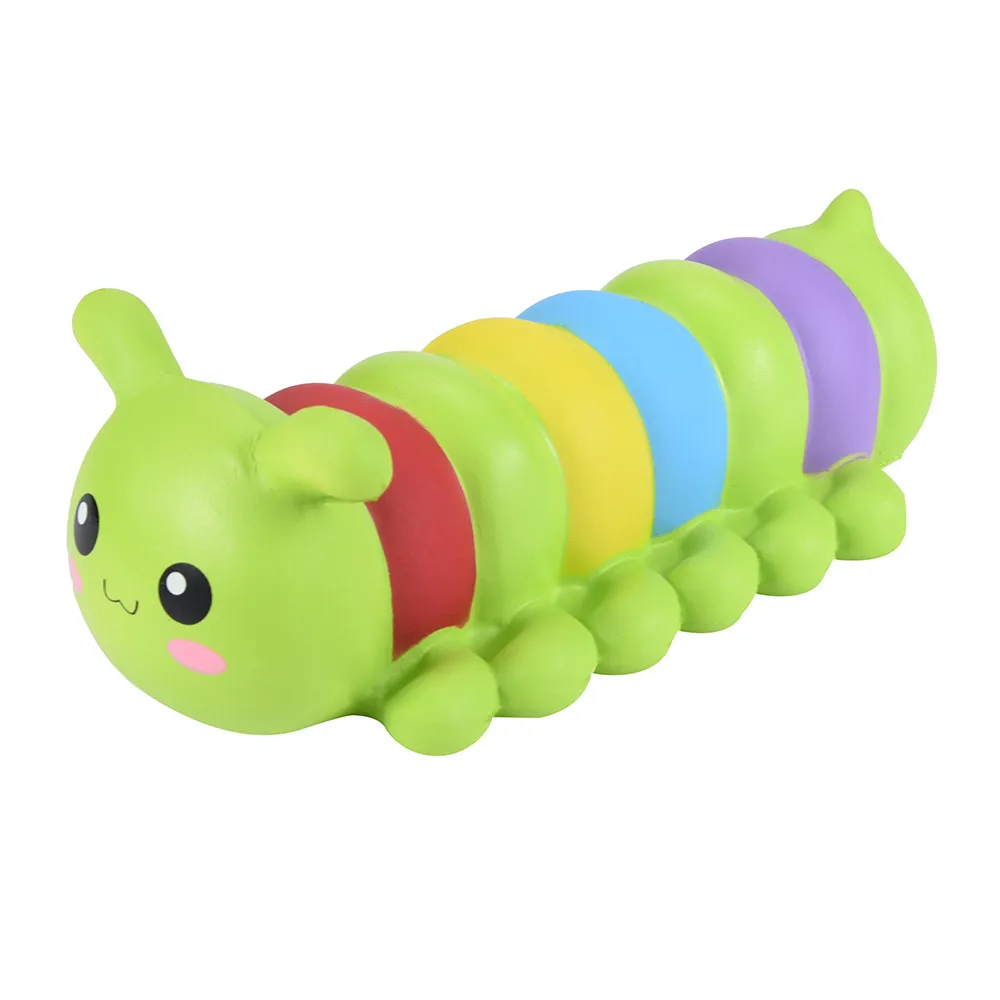 17 см Jumbo Squishy гусеница медленно растет крем ароматическая игрушка для снятия