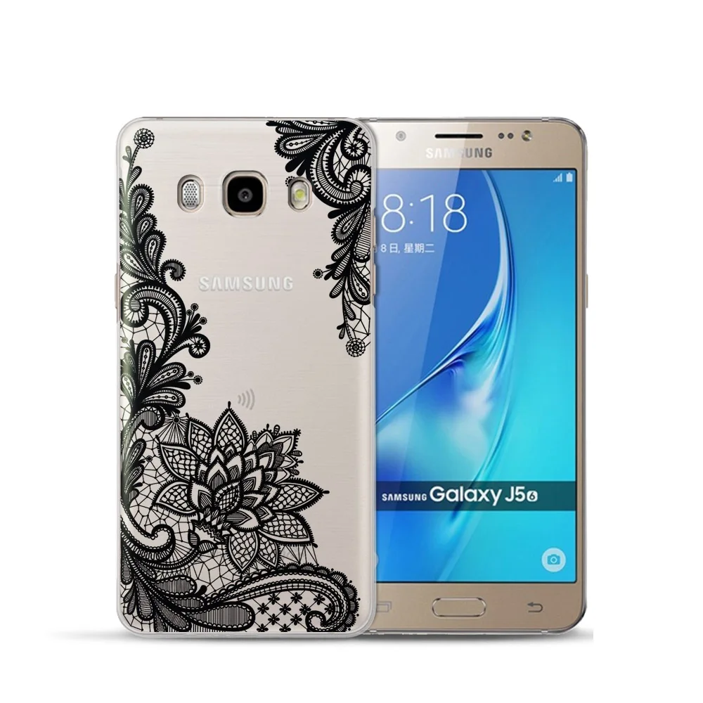 Чехол с изображением цветов мандалы для Samsung Galaxy Grand Prime S6 S7 Edge S8 Plus J2 J3 J5 J7 A3 A5 A7 15 2016
