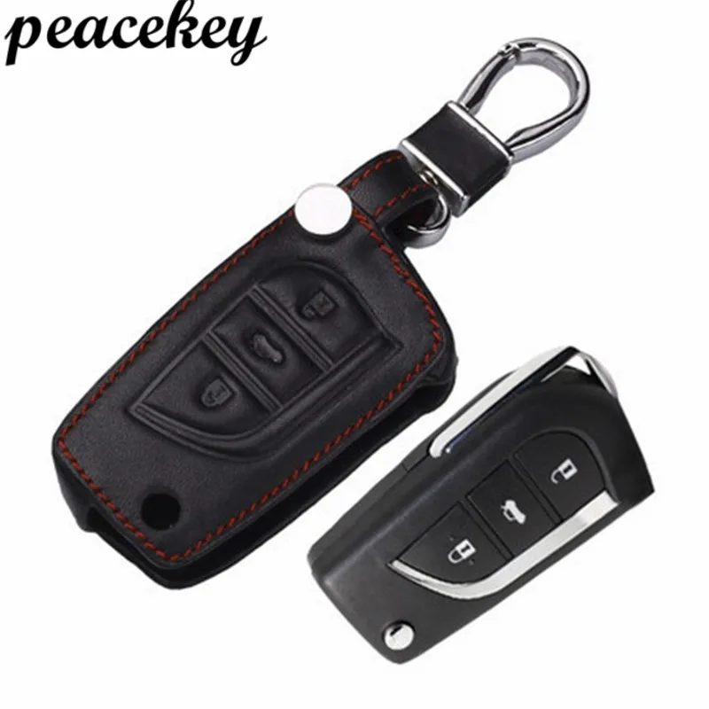 Peacekey из натуральной кожи сумка Дистанционное Управление Автомобильный Брелок