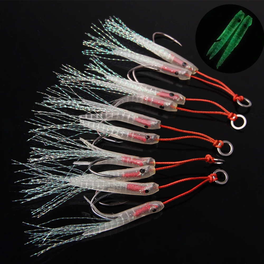 Shaddock Fishing 6 шт. вспомогательный рыболовный крючок из высокоуглеродистой стали