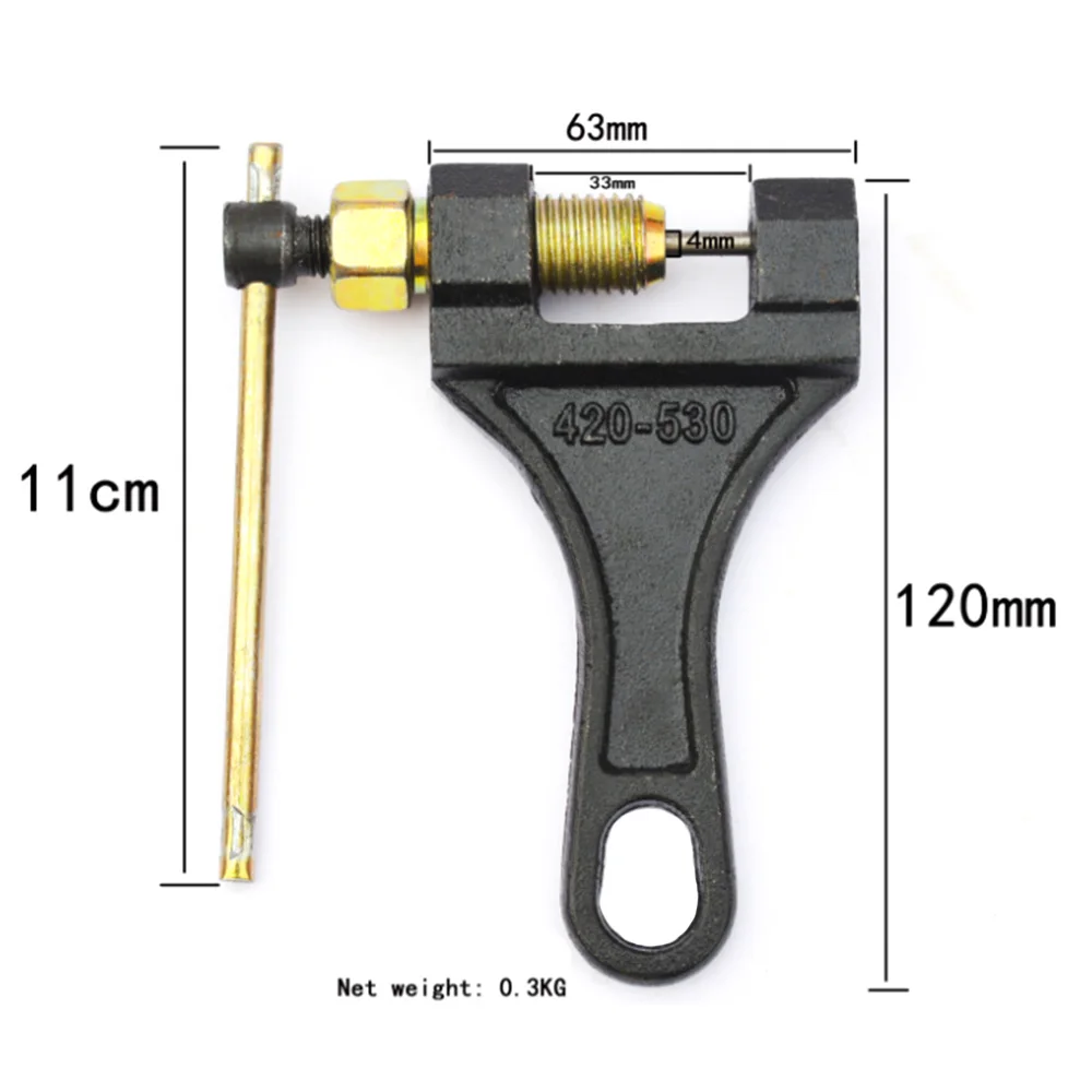 

Steel Chain Breaker Cutter Remover Tool Chain Pin Splitter Device For Chain Bicycle Repair Tools Motorcycle Bike 860 /530-630
