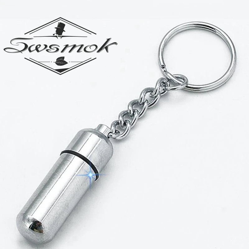 Серебряные Крутые гаджеты Cohiba, портативные гаджеты, Карманный металлический перфоратор для сигар, лезвие, кольцо для ключей, цепочка, стиль пули, вытягивание, отверстие