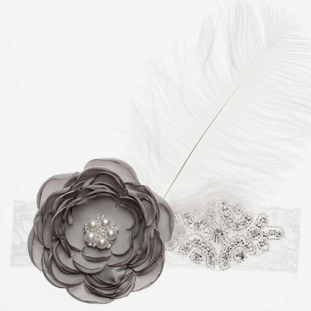 Аксессуары для волос PARRY повязка на голову новорожденных девочек с цветком и