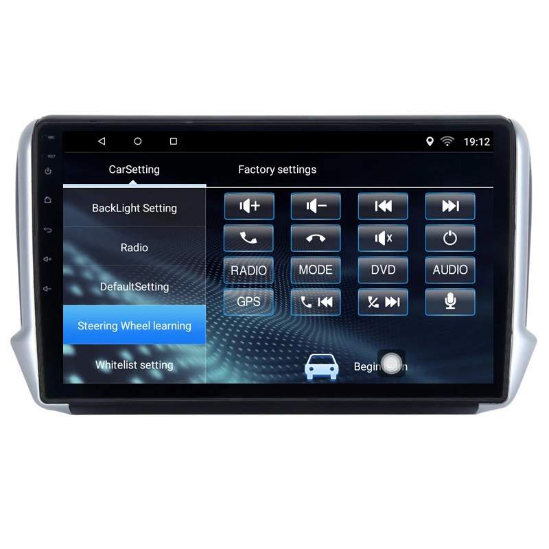 10 &quot2 + 32G 2.5D IPS Android 8 1 автомобильный DVD мультимедийный плеер GPS для Peugeot 2008 208 2013 2014