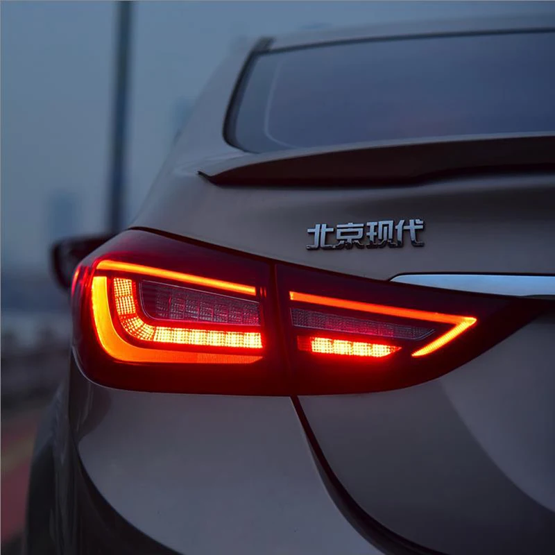 VLAND Car Tail Lamp for Hyundai Avante i35 Elantra Light 2011-2017 LED Strip Rear DRL+Brake+Reverse+Fog | Автомобили и мотоциклы