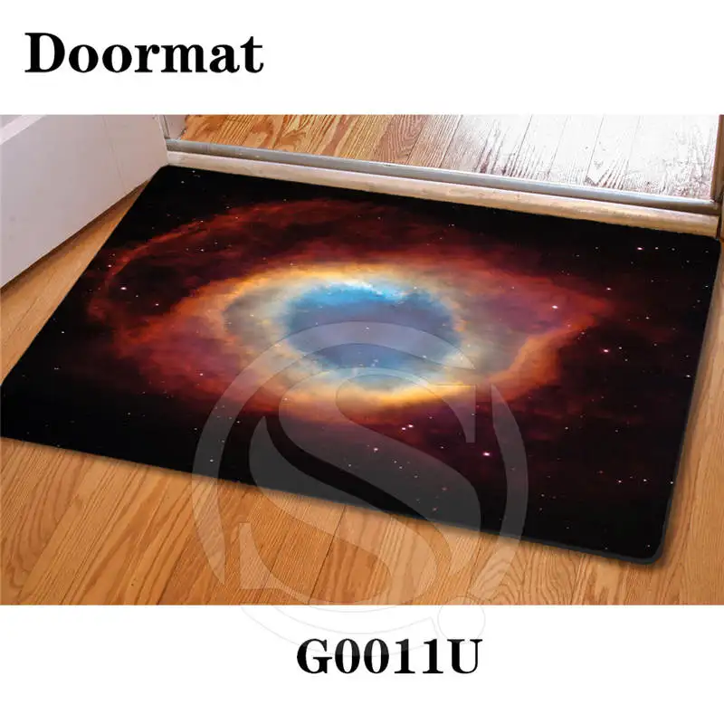 Custom Beauty Galaxy DoorMat Art Pattern Printed Carpet Floor Hall Bedroom Cool Pad Fashion Rug Drop Shipping SQ0611-GB76 | Дом и сад