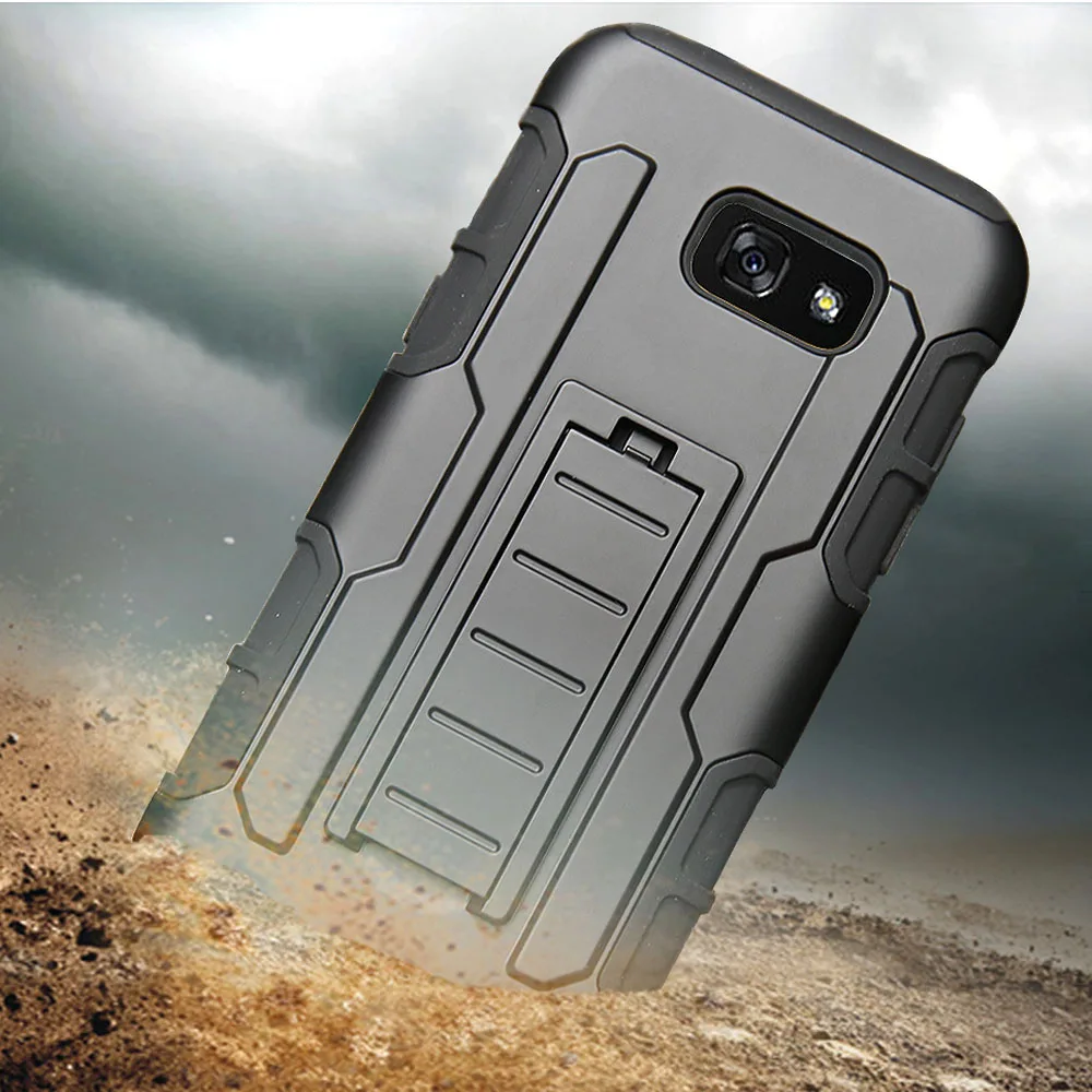 Сверхмощный Гибридный бронированный Чехол кобура с зажимом для ремня