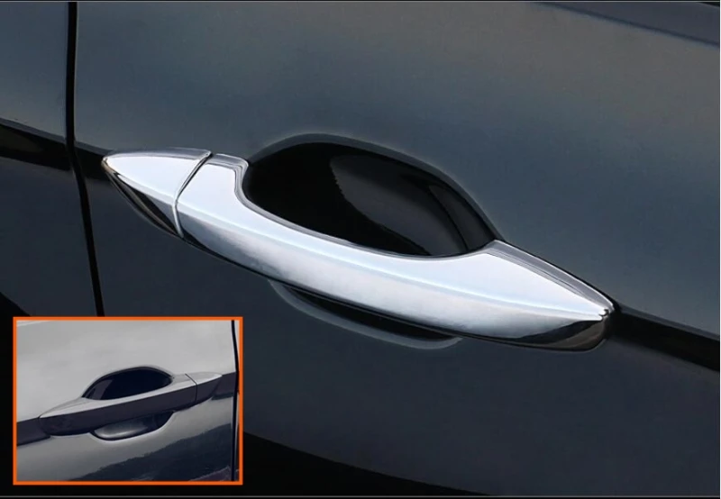 Car Door Handle Cover Trim For Volkswagen V W PASSAT B6 B7 2006 2017 Passat CC Abs Chrome Styling Stickers Auto Accessories | Автомобили и
