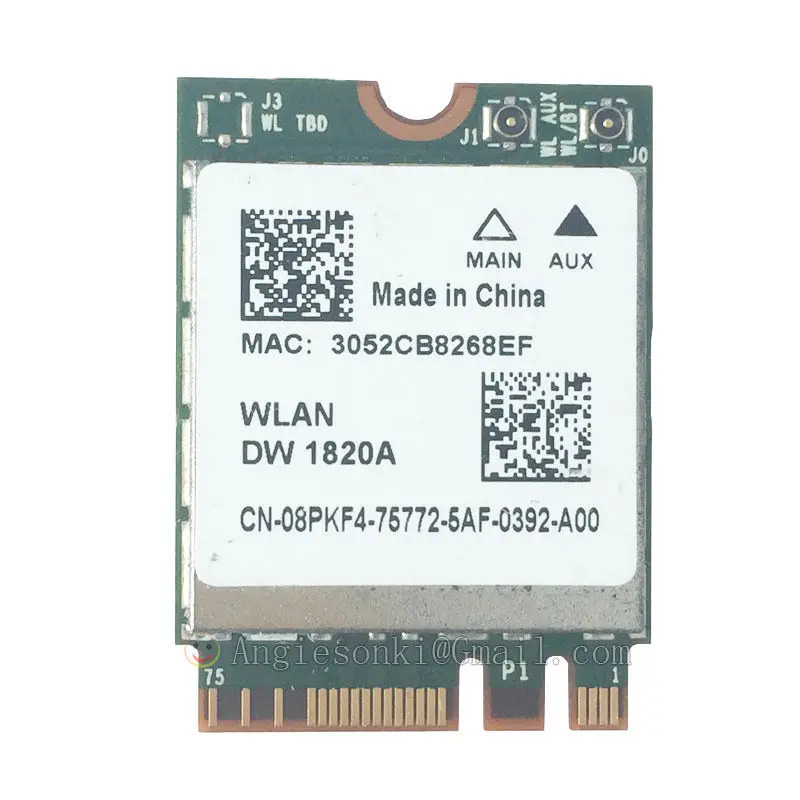 BCM94350Z DW1820A 8PKF4 802 11 AC 867 Мбит/с NGFF Bluetooth 4 1 Беспроводная карта для Broadcom Dell WLAN