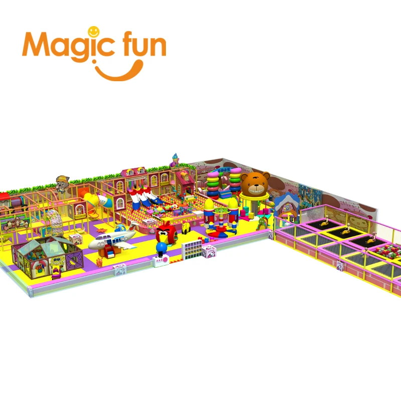 MAGICFUN Тобоган пластиковый детский игровой площадка из Барселоны для детей
