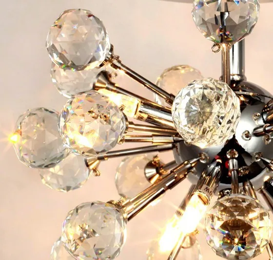 Бесплатная доставка Современный хрустальный светильник люстра для потолка