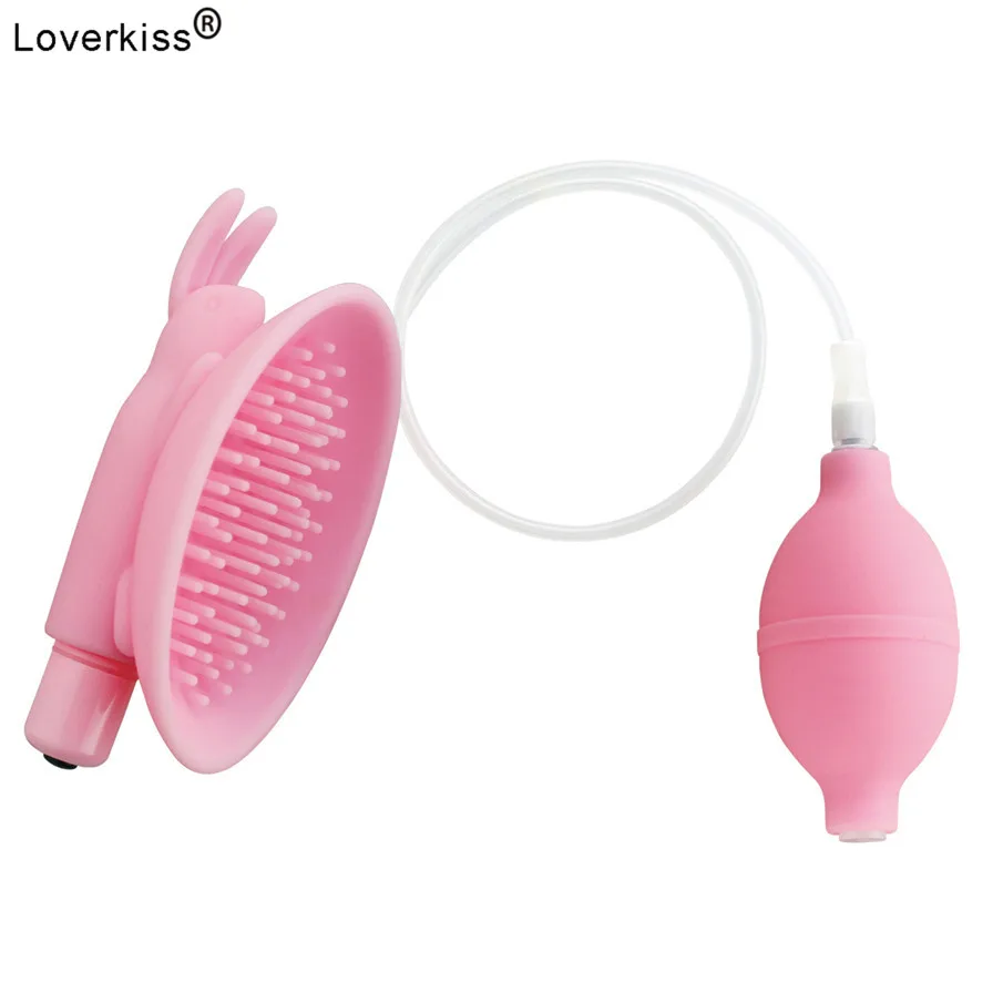 Силиконовый насос для вагины Loverkiss вакуумная палочка орального клитора