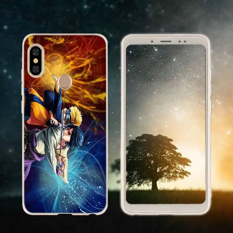 as photo 6 Чехол с рисунком Аниме Наруто Саске для Xiaomi Redmi Note 8 7 6 5 pro, чехол для Redmi 6a s2 5a 5 Plus 4a 4x3 Pro - Цвет: as photo 6