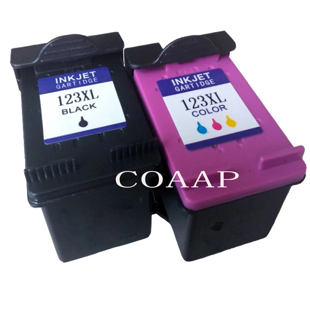 Сменный картридж COAAP для HP 123 XL чернильный моделей HP123 123XL Deskjet 1110 2130 2132 2133 2134 3630 3632
