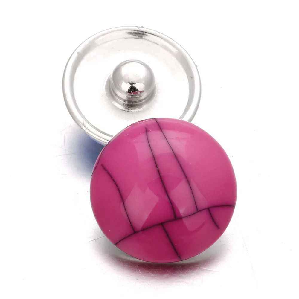 10 шт./лот случайные поставки полимерные богемные 18 мм металлические кнопки часы