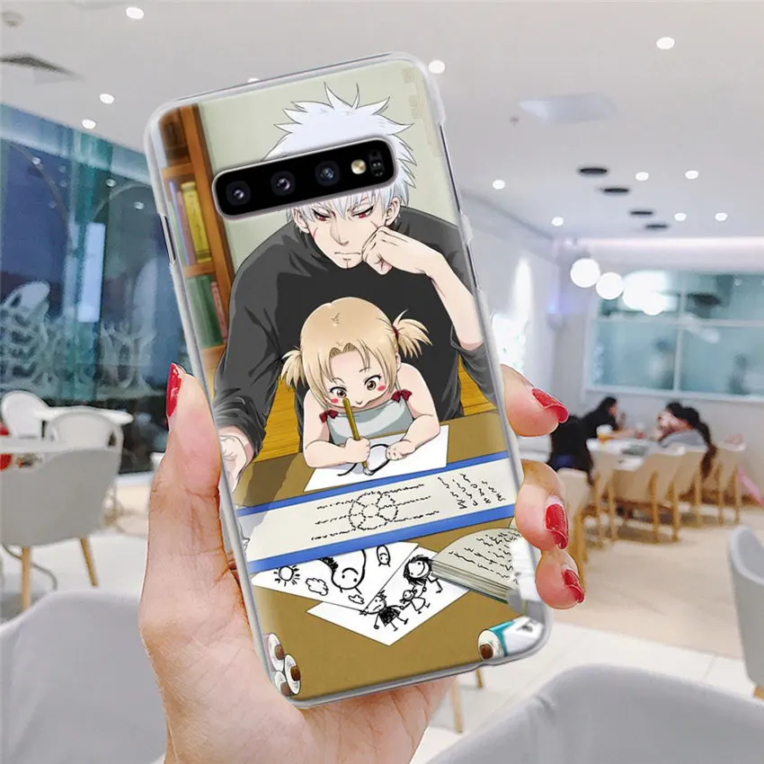 Аниме Наруто минималистичный чехол для телефона samsung Galaxy S10e S10 Plus S7 S8 S9 Plus Note 8 9 M10 M20 M30 жесткий чехол Coque
