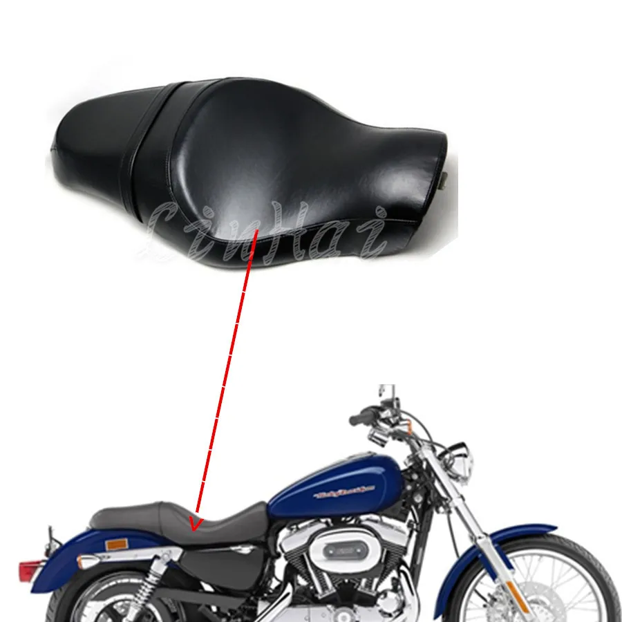 Один кусок водителя и заднего пассажирского сиденья два для Harley XL883N XL1200|iron|motorcycle