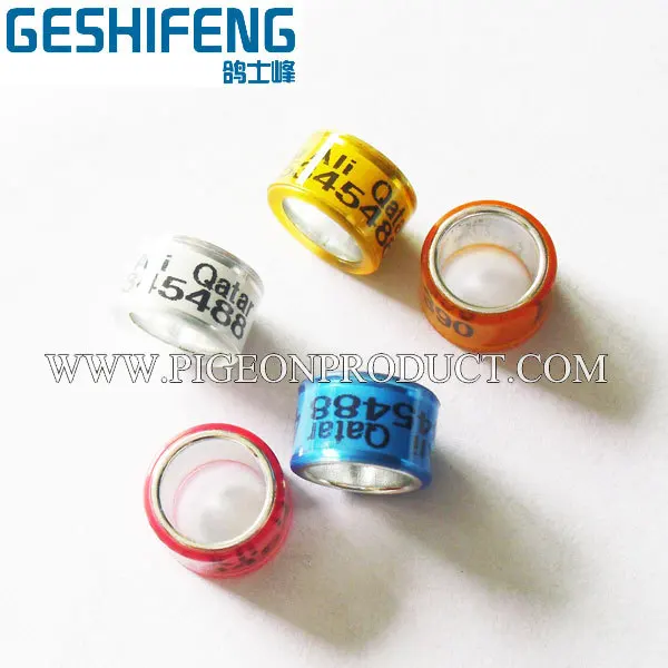 8 мм алюминиевое и пластиковое кольцо голубя для Канарских птиц голубя|plastic pigeon