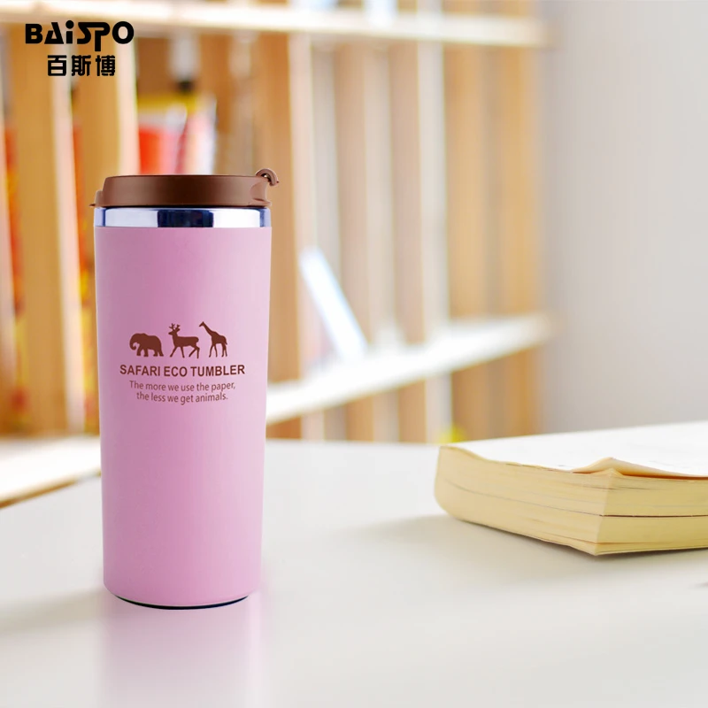 Кофейная кружка BAISPO 380 мл Термокружка Из Нержавеющей Стали для чая и молока