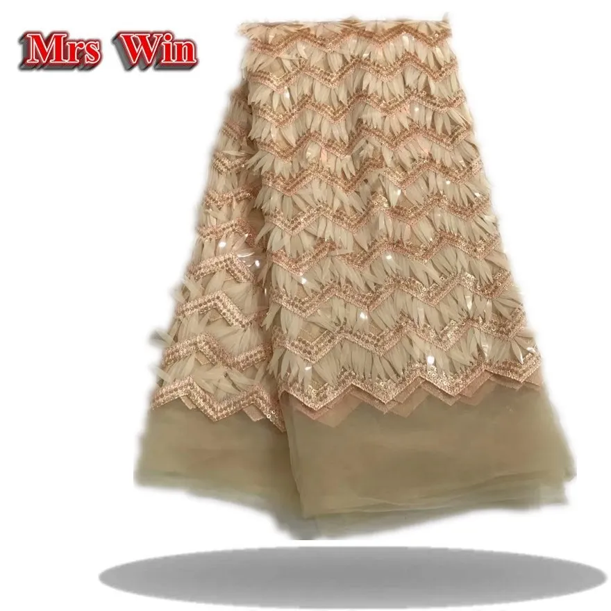Mrs Win последние французские кружева 2018 африканская французская кружевная ткань