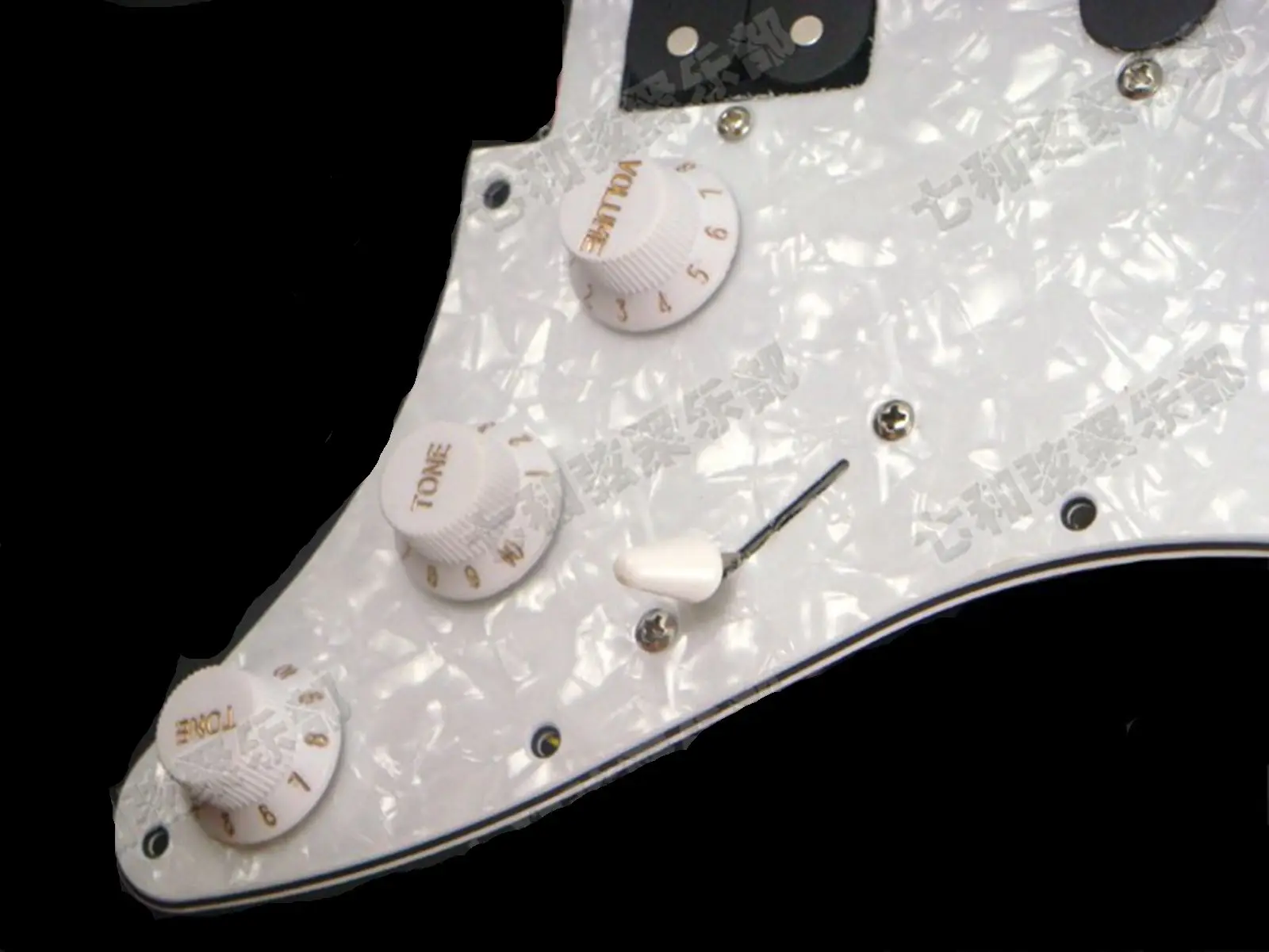 1 Набор белый жемчуг загружен Prewired Pickguard SSH пикап для струнной гитары Replaceme | Спорт