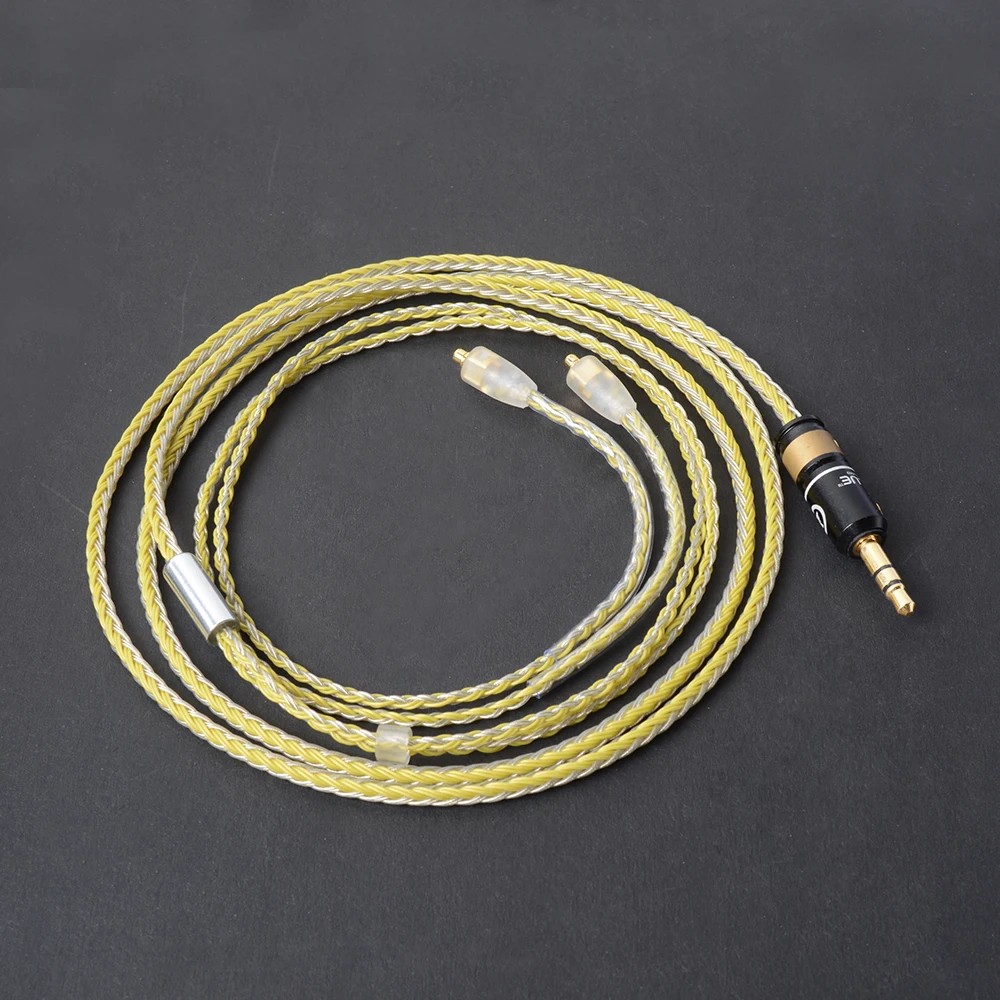 OKCSC Repalcement кабель обновления MMCX jack наушники с медным покрытием шнур для SHURE SE215/SE315/SE846/SE535/UE900
