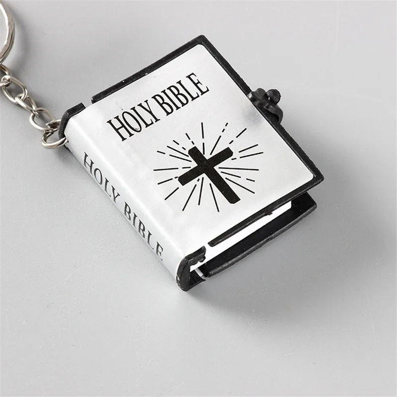 Модные ювелирные украшения английская мини Библия брелки из искусственной кожи