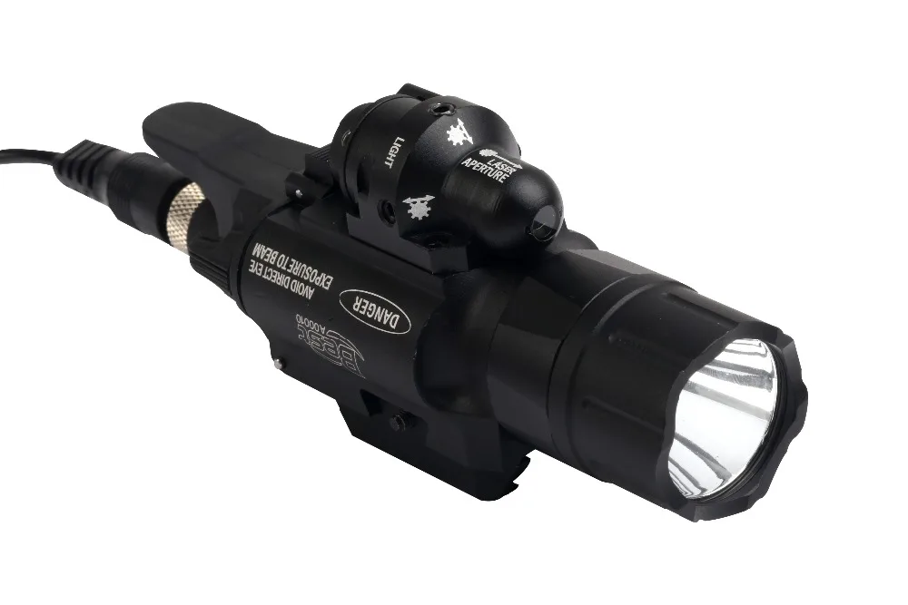 500 люмен ультра яркий военный светодиодный фонарик Тактический для оружия