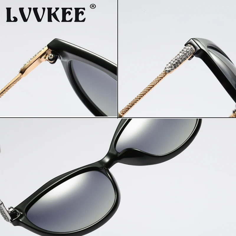 LVVKEE новые брендовые дизайнерские градиентные линзы поляризованные