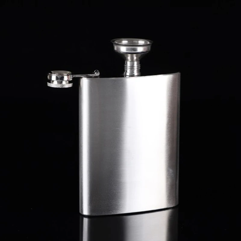 GVCD плоские кувшины из нержавеющей стали российские духи горшки портативные