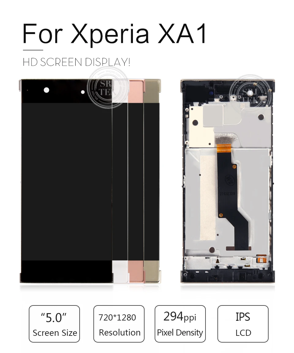ЖК-дисплей для SONY Xperia XA1, сенсорный экран с рамкой для SONY Xperia XA1, ЖК-дисплей G3116, G3121, G3123, G3125, G3112