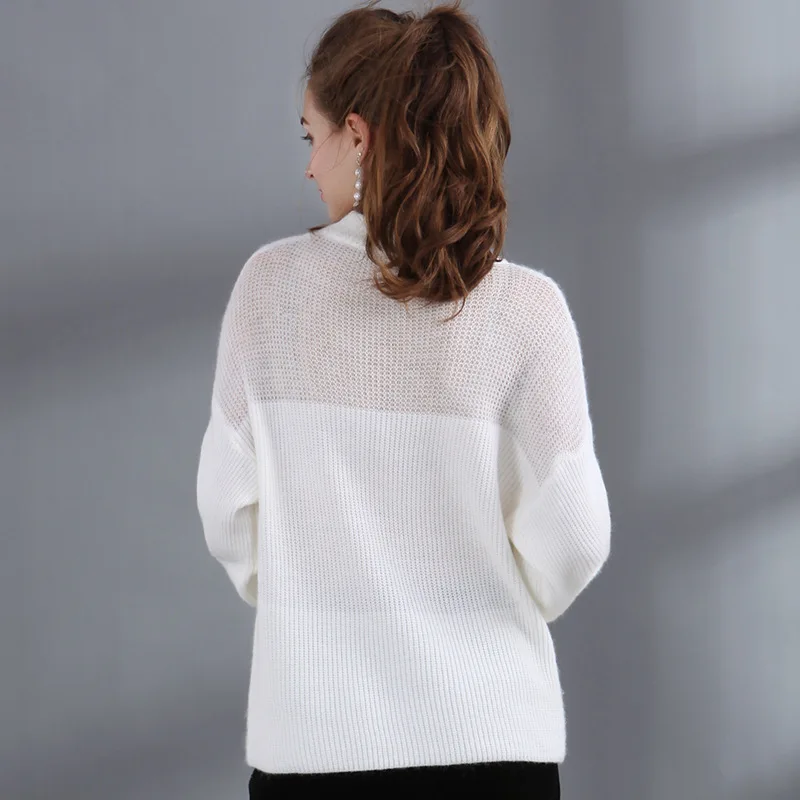 2018 new knitwear sweater women's autumn and winter fashion round neck pullover loose Female | Женская одежда