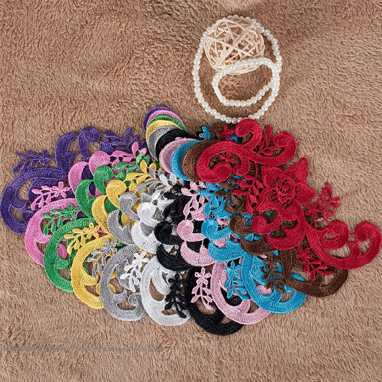 5 шт. свадебные блестящие нашивки с 3d вышивкой свадебное платье пошив одежды